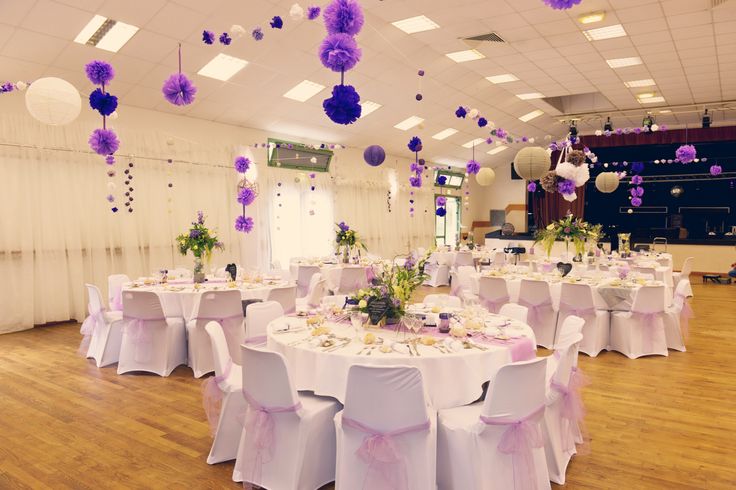 Décoration de votre salle de mariage.